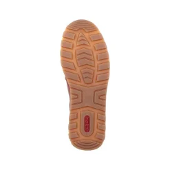 Rieker Men'S Lace-Up Shoes Caramel Brown-Fire Red