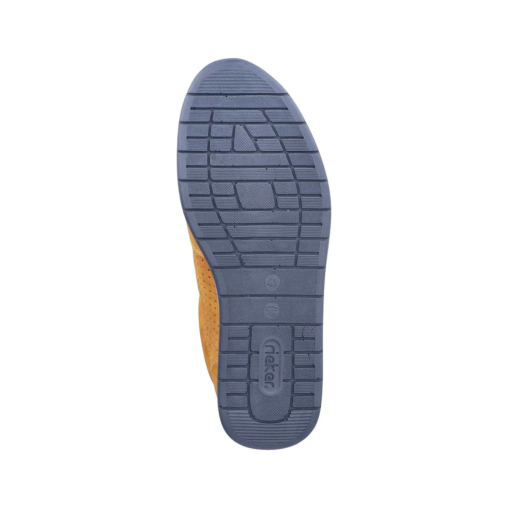 Rieker Men'S Lace-Up Shoes Sunflower Yellow-Navy Blue