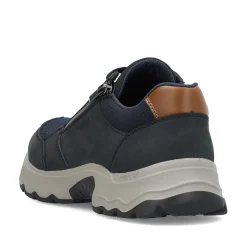 Rieker Men'S Lace-Up Shoes Steel Blue