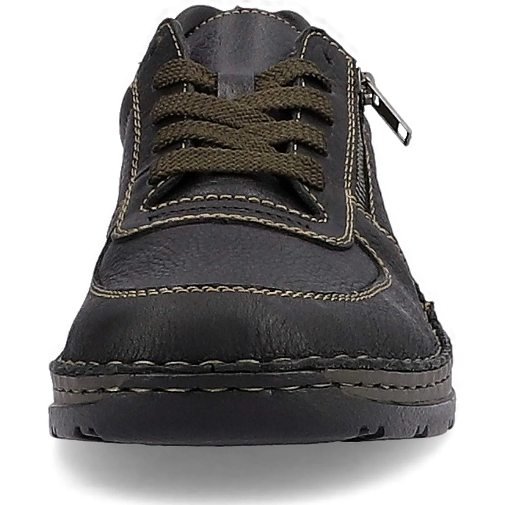 Rieker Men'S Lace-Up Shoes Asphalt Black