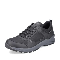 Rieker Men'S Lace-Up Shoes Jet Black