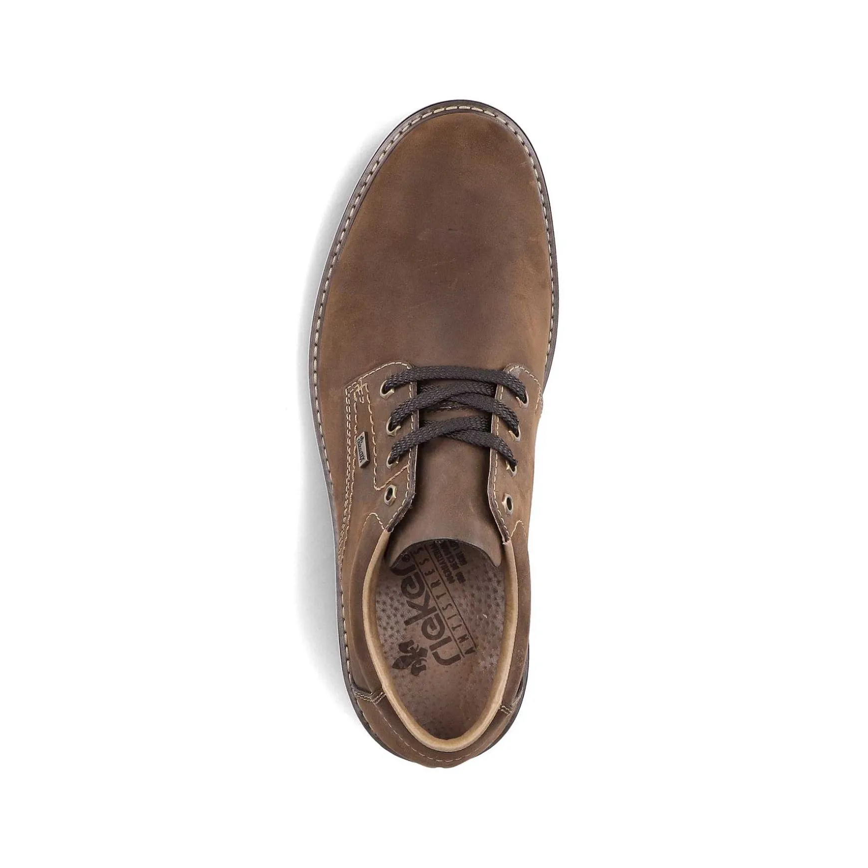 Rieker Men'S Lace-Up Shoes Coffee Brown