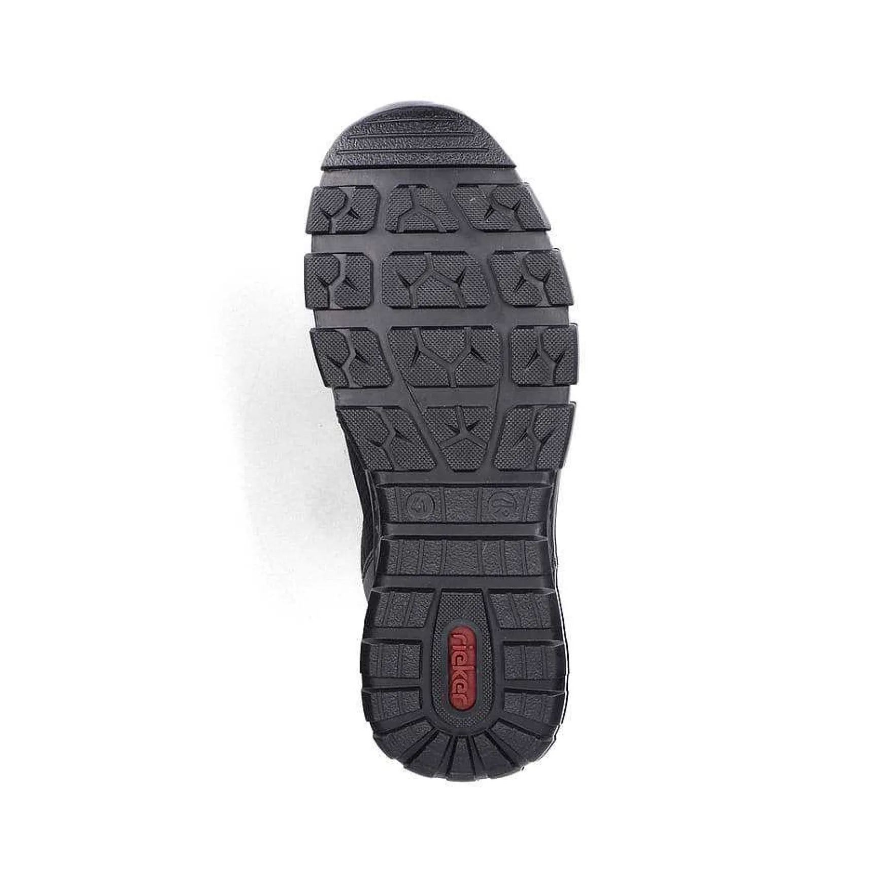 Rieker Men'S Lace-Up Shoes Jet Black