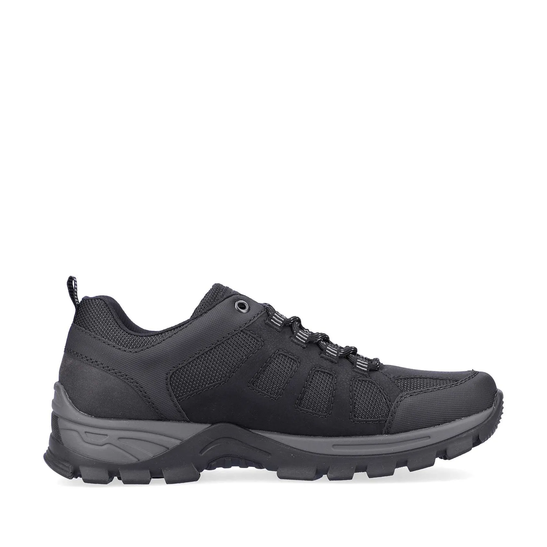 Rieker Men'S Lace-Up Shoes Jet Black