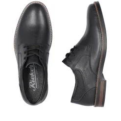 Rieker Men'S Lace-Up Shoes Night Black