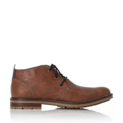 Rieker Men'S Lace-Up Shoes Caramel Brown