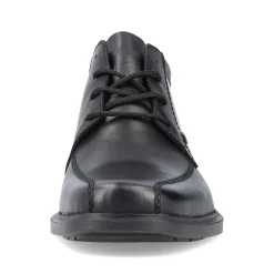 Rieker Men'S Lace-Up Shoes Glossy Black