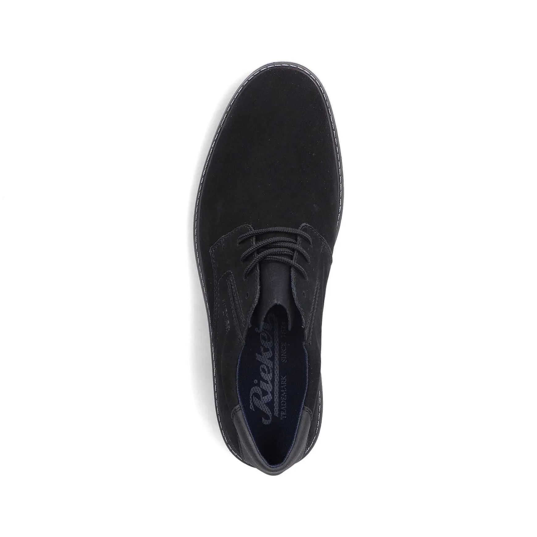 Rieker Men'S Lace-Up Shoes Jet Black