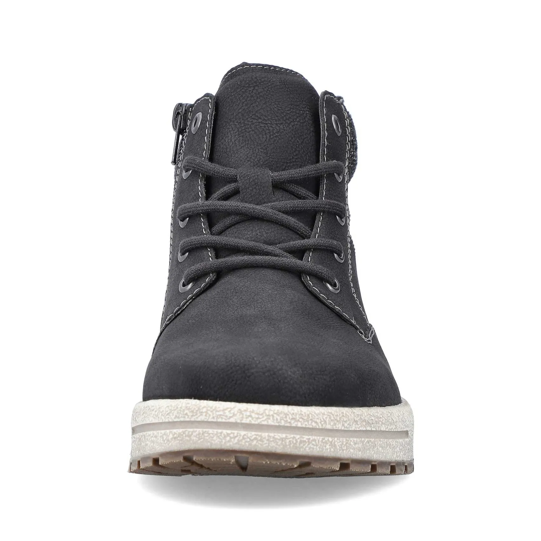 Rieker Men'S Lace-Up Shoes Asphalt Black