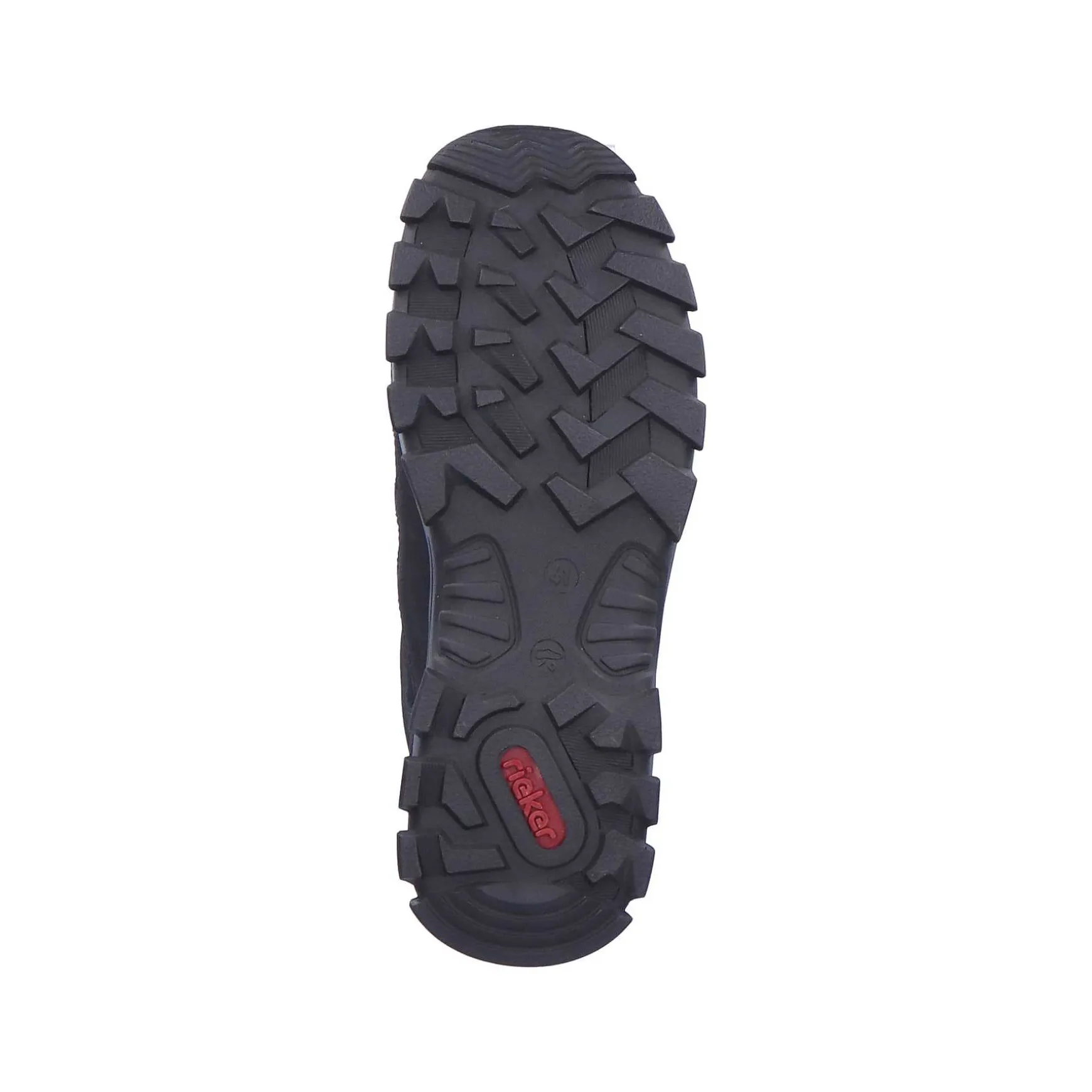 Rieker Men'S Lace-Up Shoes Jet Black
