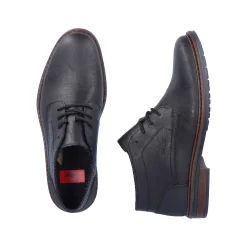 Rieker Men'S Lace-Up Shoes Jet Black