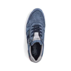 Rieker Men'S Lace-Up Shoes Sky Blue