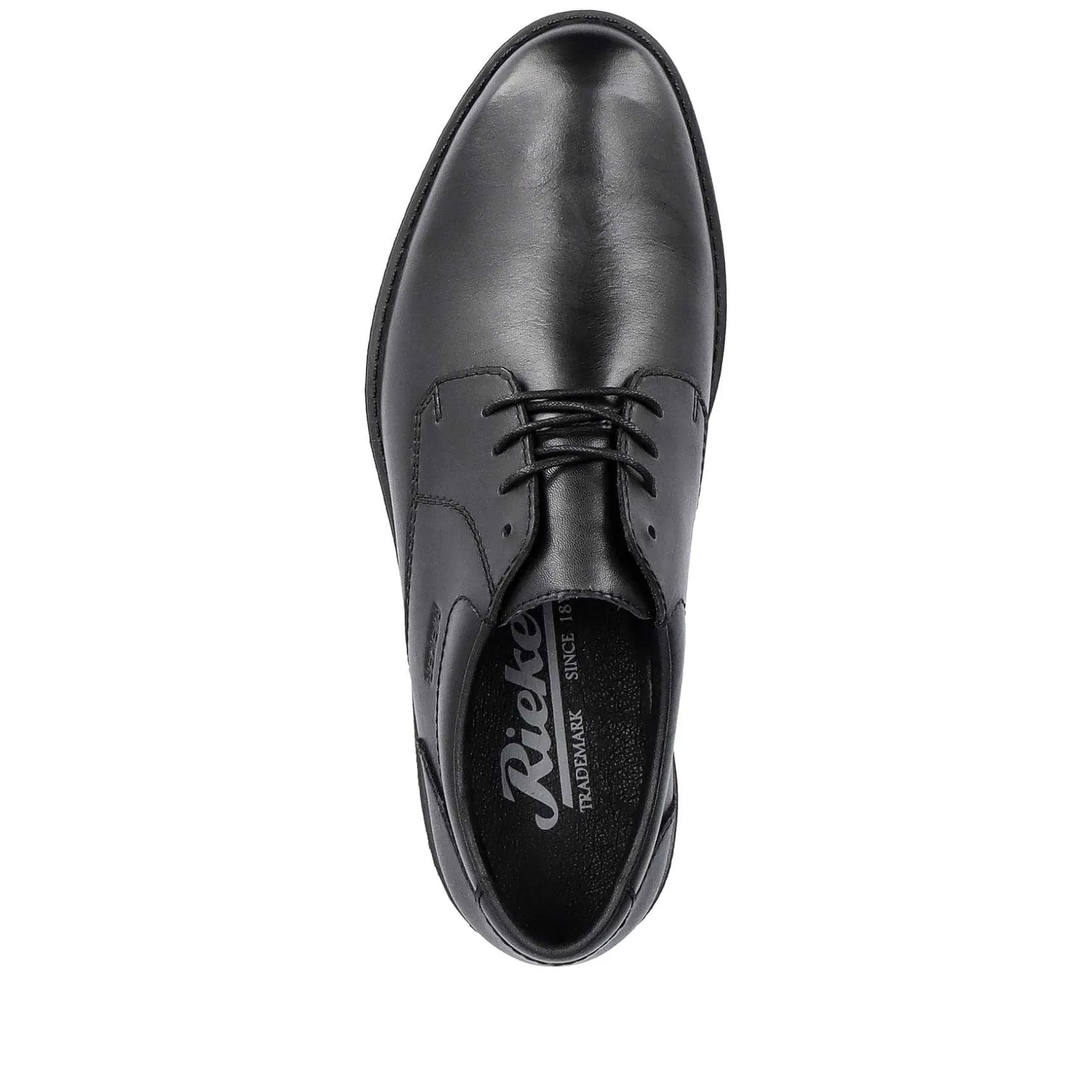 Rieker Men'S Lace-Up Shoes Midnight Black
