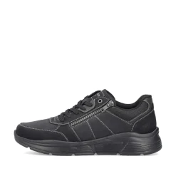 Rieker Men'S Lace-Up Shoes Asphalt Black