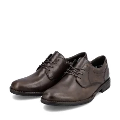 Rieker Men'S Lace-Up Shoes Dark Brown