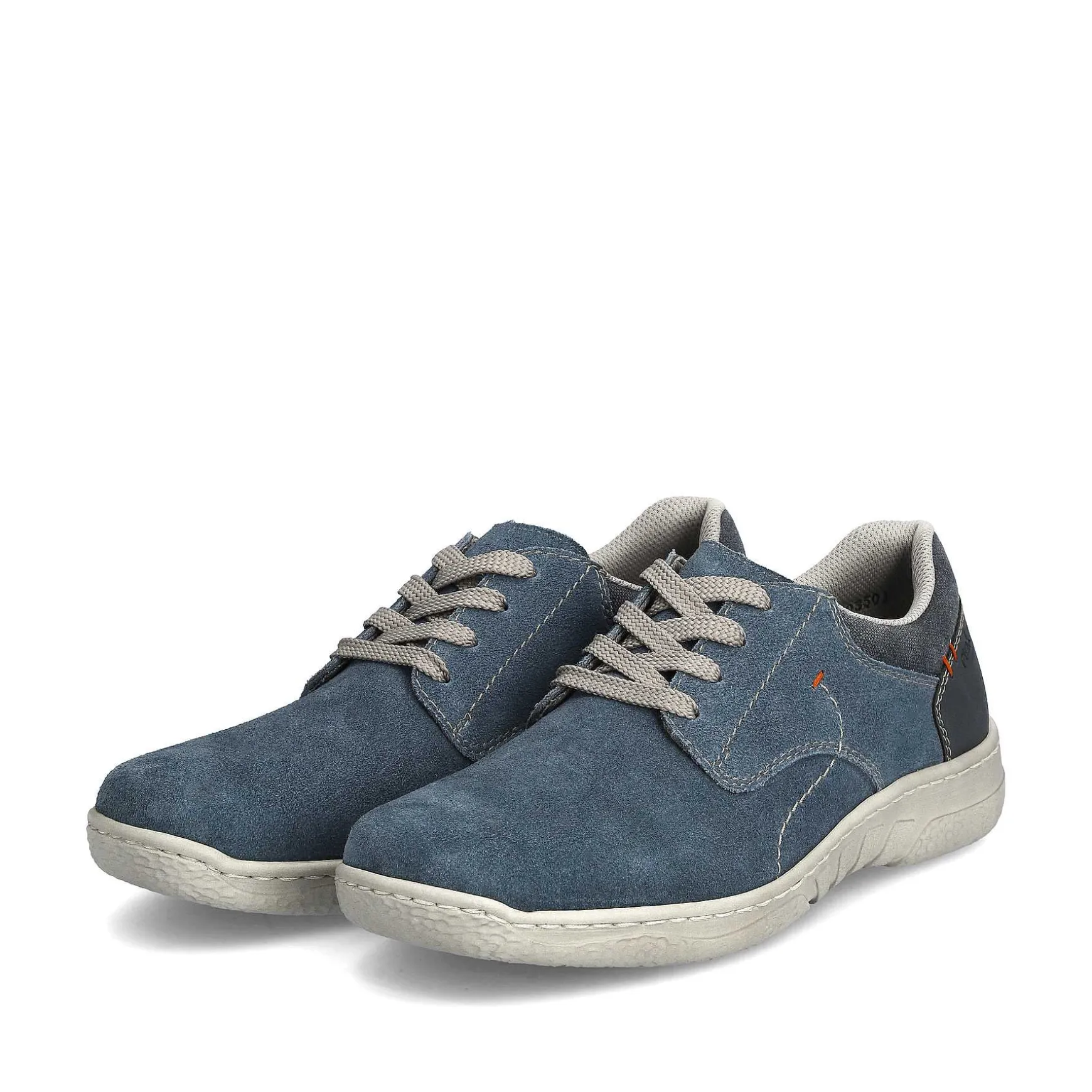 Rieker Men'S Lace-Up Shoes Sky Blue