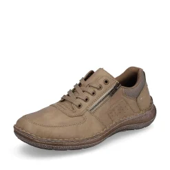 Rieker Men'S Lace-Up Shoes Brown Beige