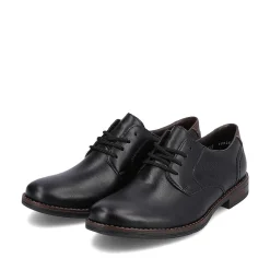 Rieker Men'S Lace-Up Shoes Midnight Black
