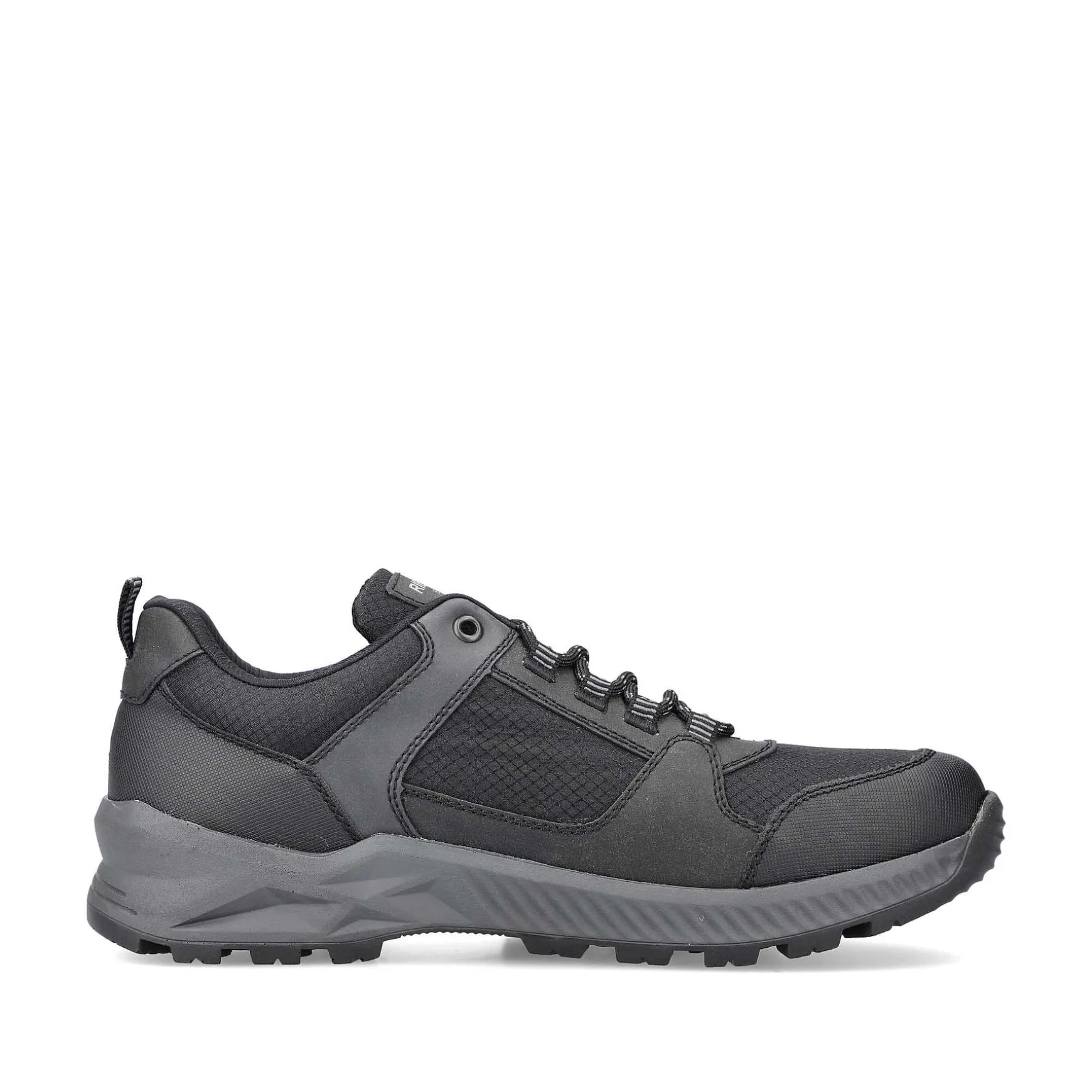 Rieker Men'S Lace-Up Shoes Jet Black