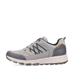 Rieker Men'S Lace-Up Shoes Moon Grey