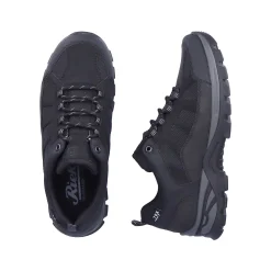 Rieker Men'S Lace-Up Shoes Jet Black