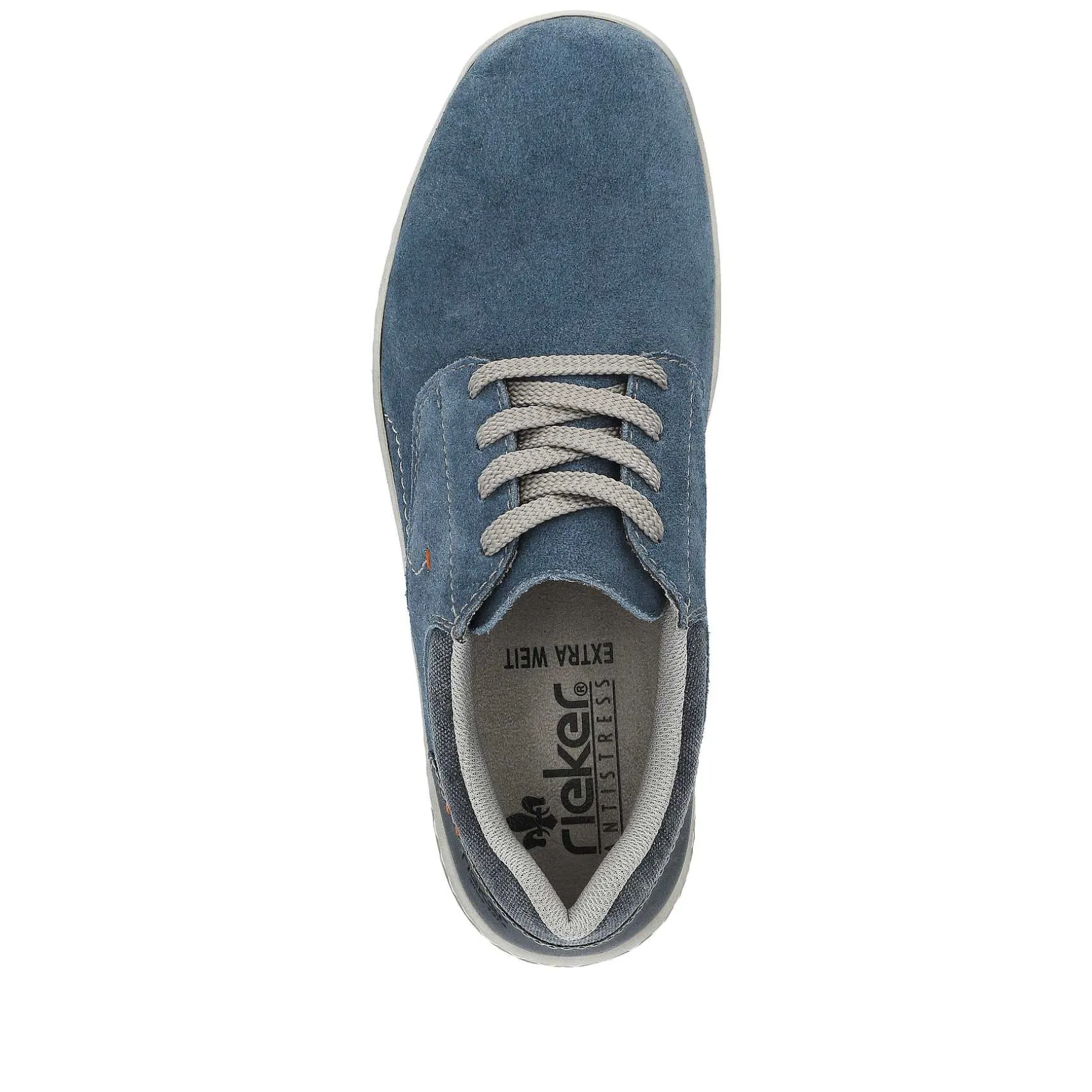 Rieker Men'S Lace-Up Shoes Sky Blue