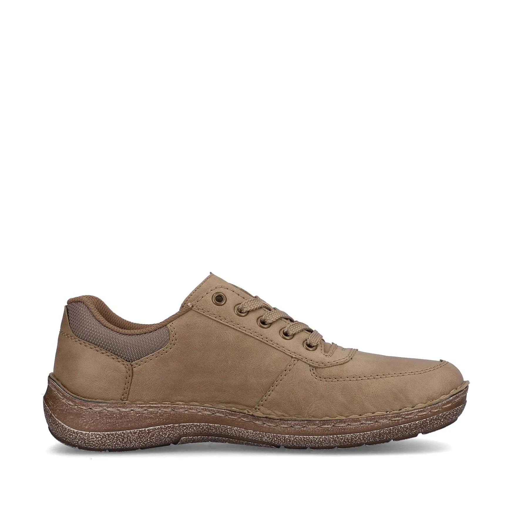 Rieker Men'S Lace-Up Shoes Brown Beige