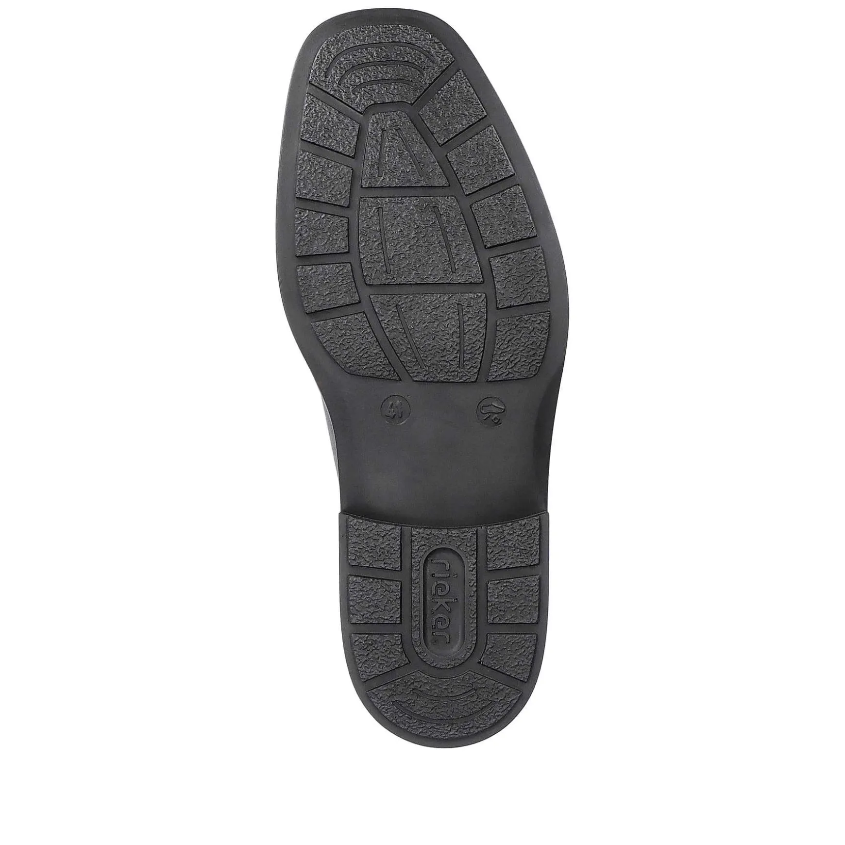 Rieker Men'S Lace-Up Shoes Midnight Black