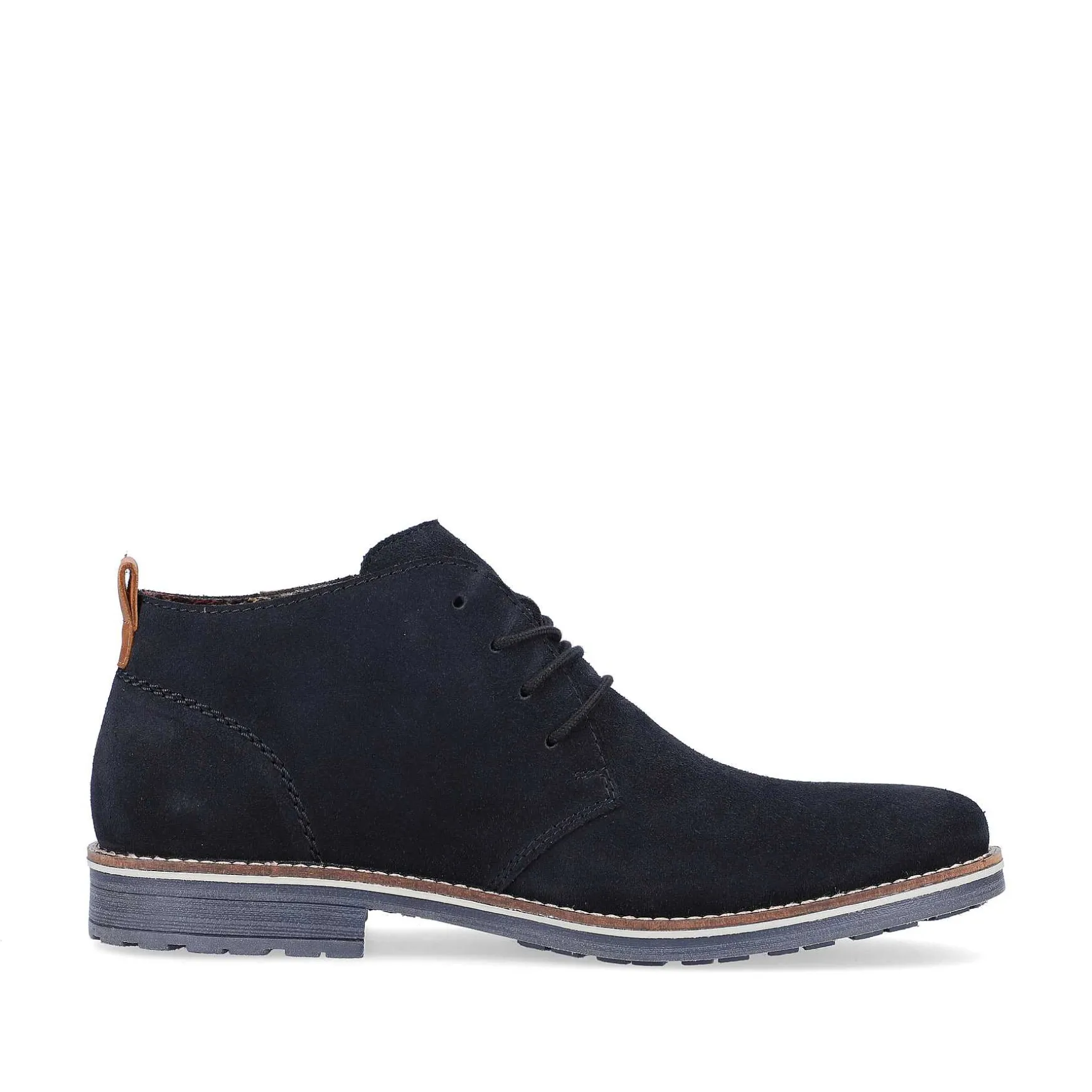 Rieker Men'S Lace-Up Shoes Navy Blue