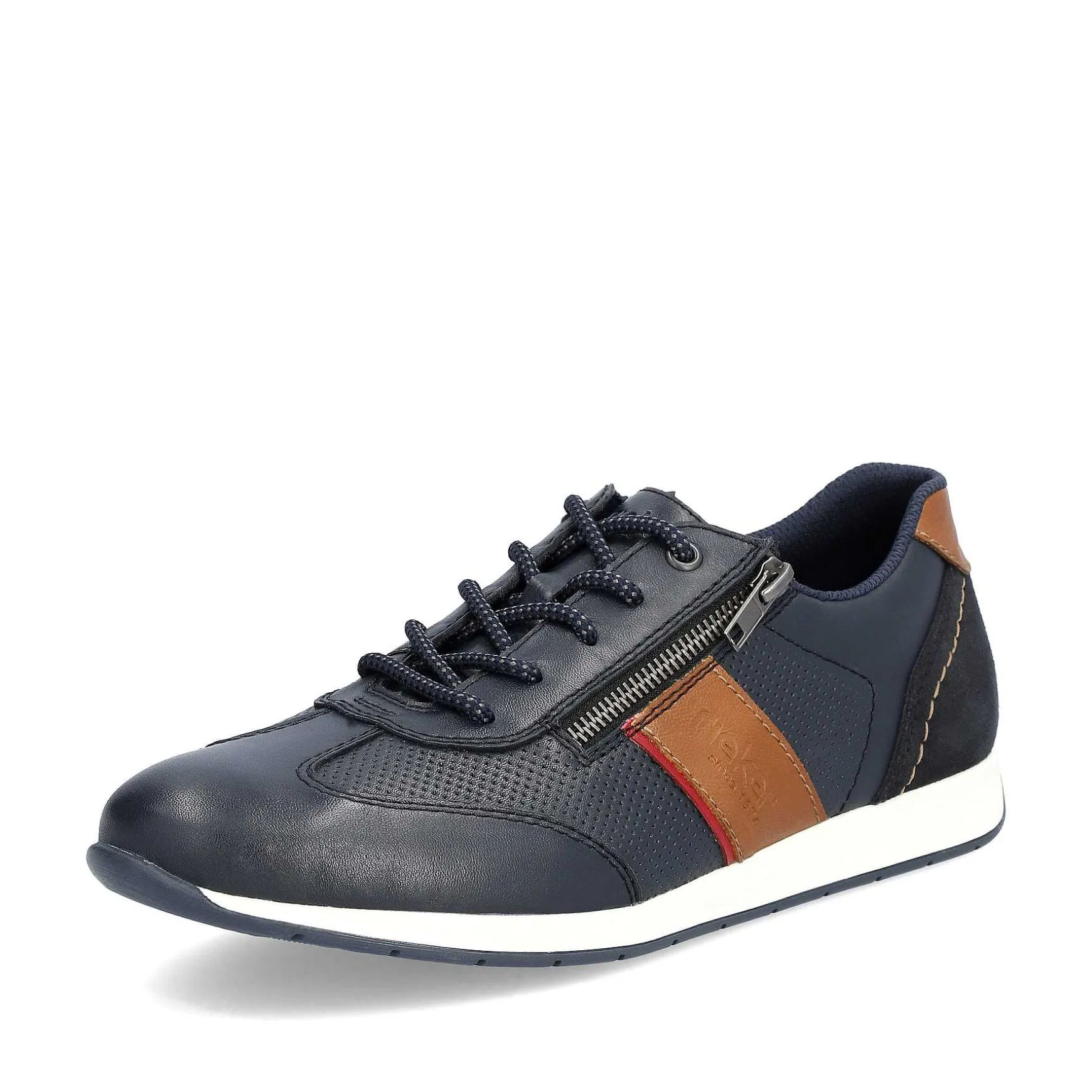 Rieker Men'S Lace-Up Shoes Ocean Blue