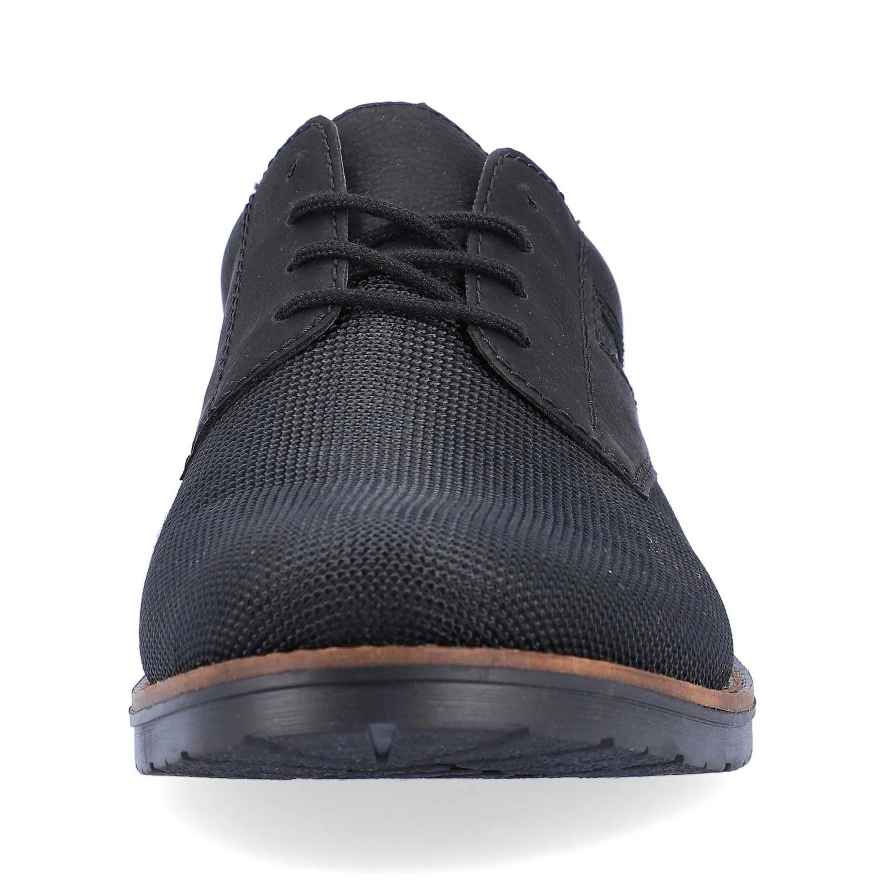Rieker Men'S Lace-Up Shoes Graphite Black