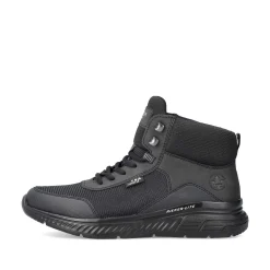 Rieker Men'S Lace-Up Shoes Asphalt Black