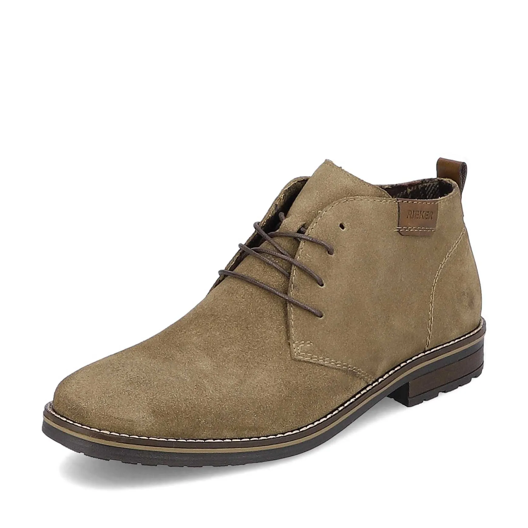 Rieker Men'S Lace-Up Shoes, Khaki Green