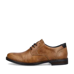 Rieker Men'S Lace-Up Shoes Nougat Brown