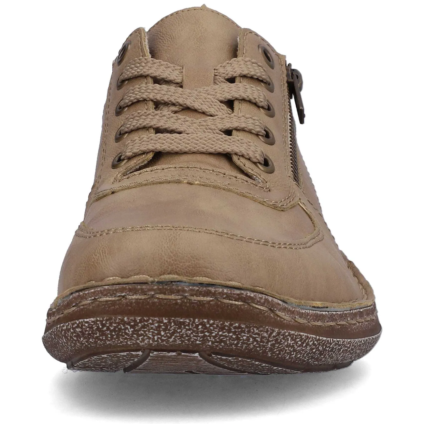 Rieker Men'S Lace-Up Shoes Brown Beige