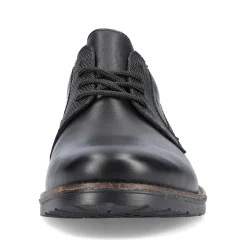 Rieker Men'S Lace-Up Shoes Glossy Black