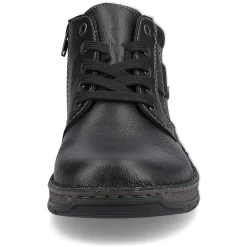 Rieker Men'S Lace-Up Shoes Graphite Black