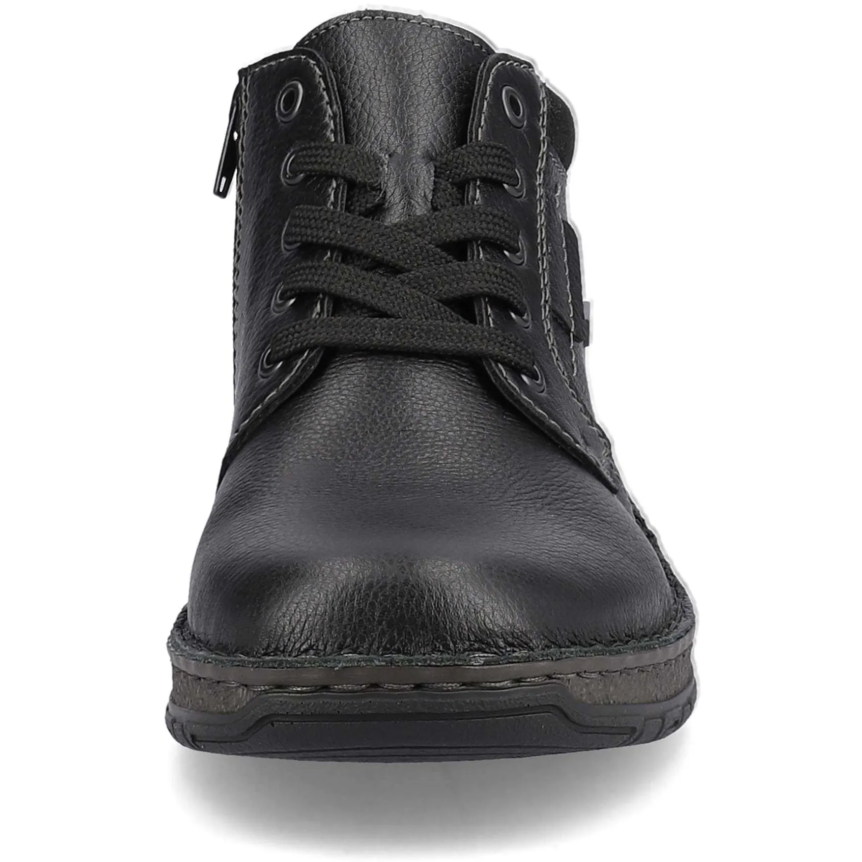 Rieker Men'S Lace-Up Shoes Graphite Black