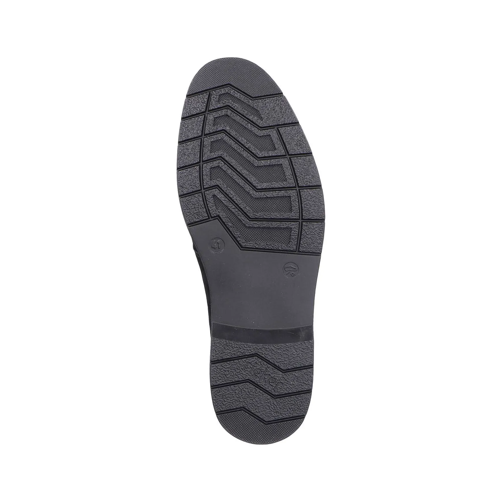 Rieker Men'S Lace-Up Shoes Jet Black