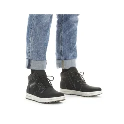 Rieker Men'S Lace-Up Shoes Asphalt Black