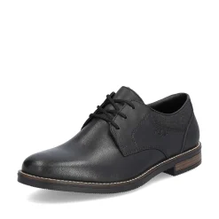 Rieker Men'S Lace-Up Shoes Night Black