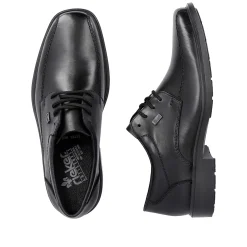 Rieker Men'S Lace-Up Shoes Midnight Black
