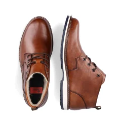 Rieker Men'S Lace-Up Shoes Caramel Brown