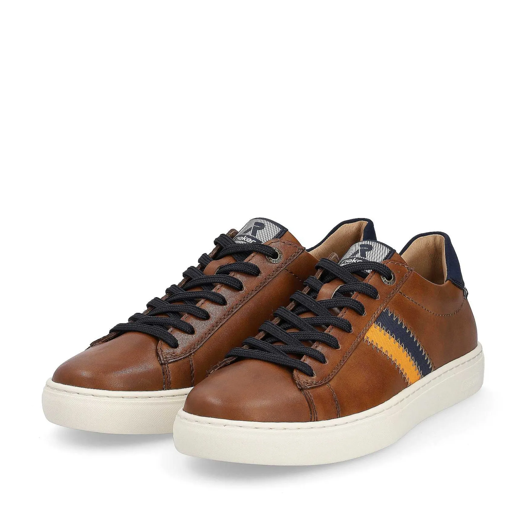 Rieker Men'S Low Nut Brown Sneakers