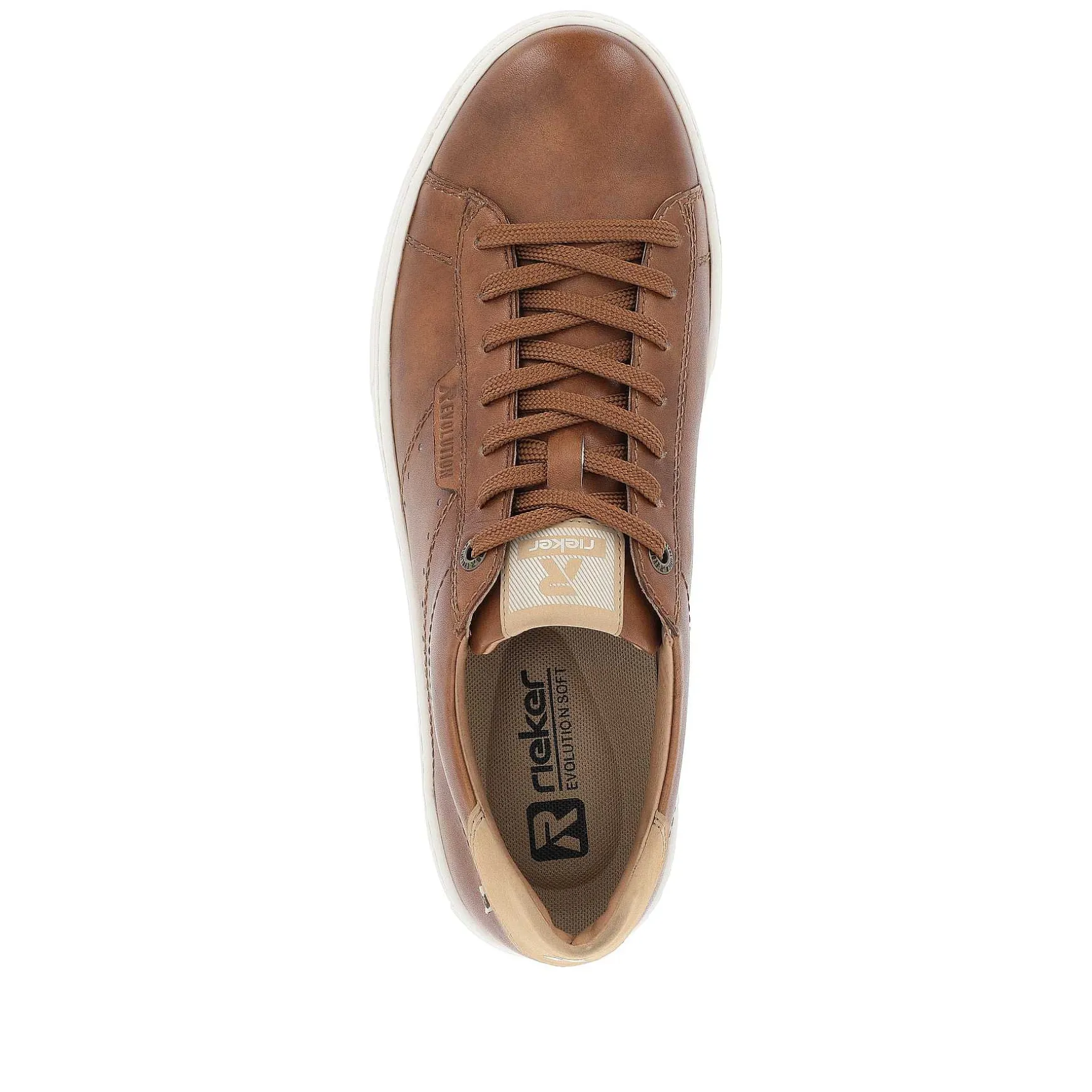 Rieker Men'S Low Nut Brown Sneakers