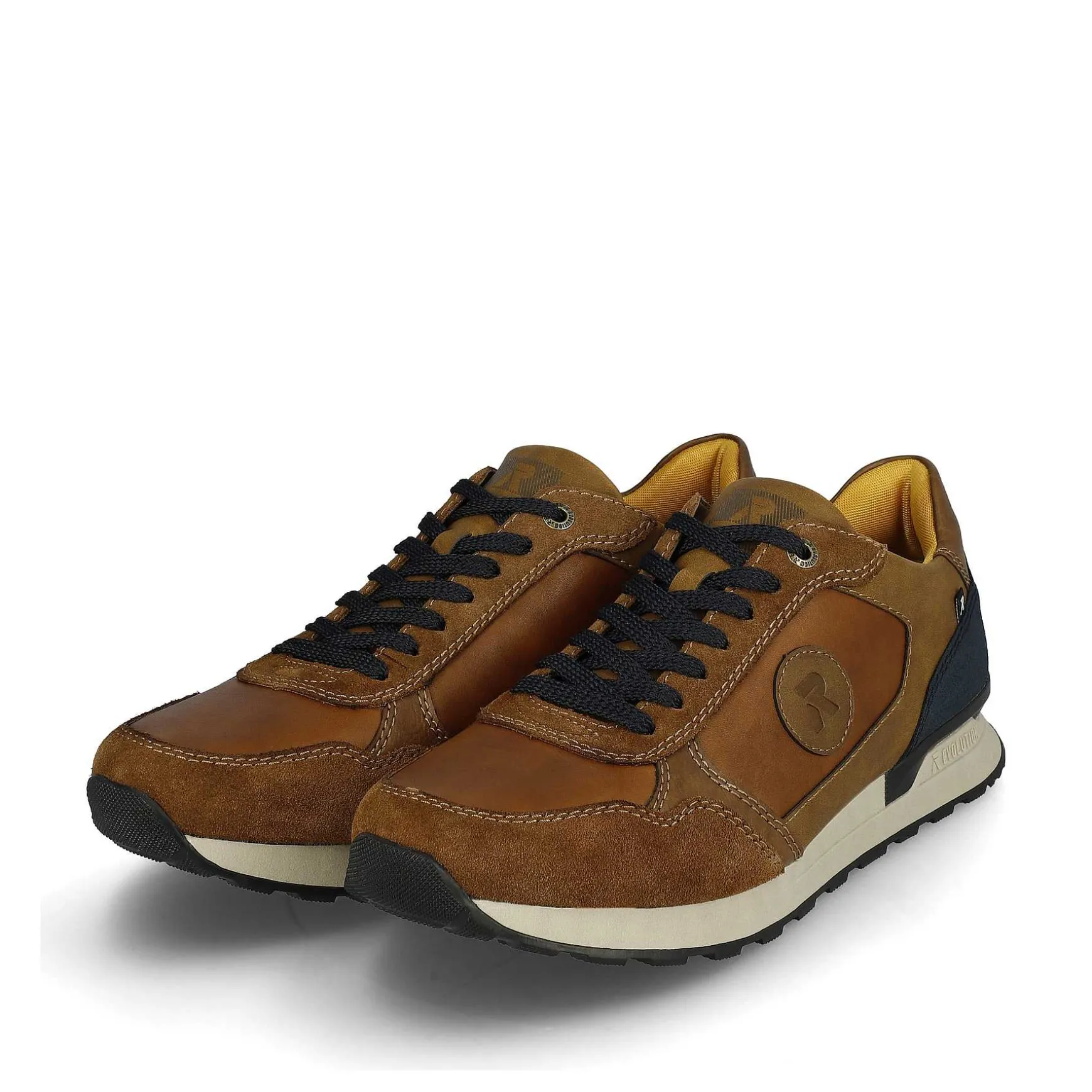 Rieker Men'S Low Nut Brown Sneakers