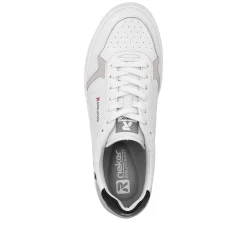 Rieker Men'S Low Sneaker Brilliant-White Graphite-Grey