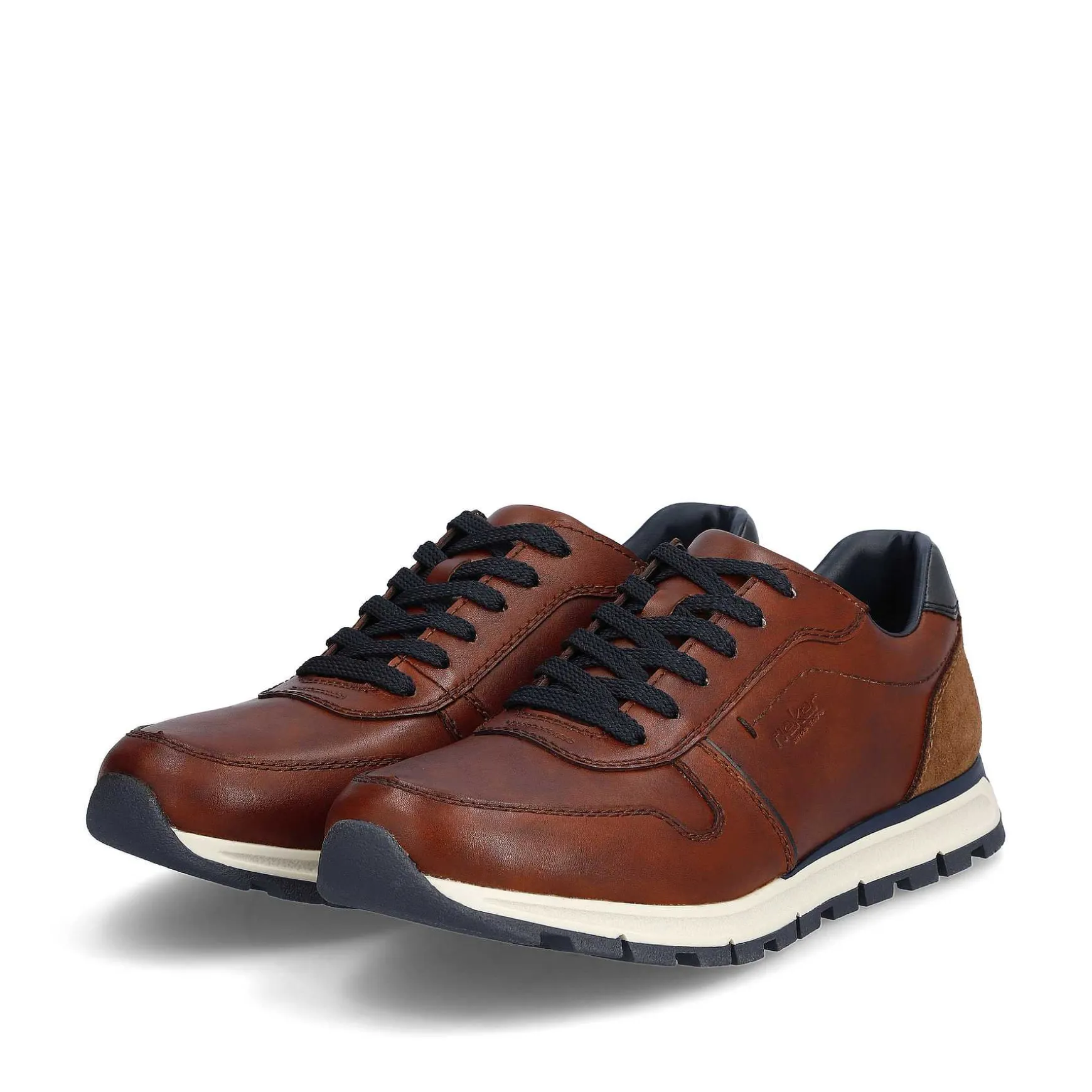 Rieker Men'S Low Sneaker Coffee Brown