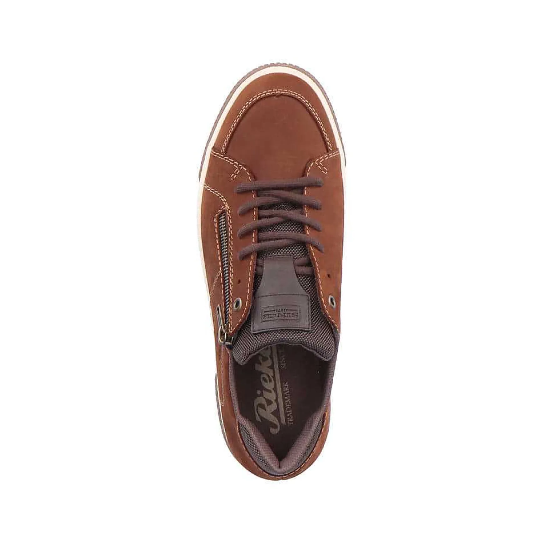 Rieker Men'S Low Sneaker Caramel Brown