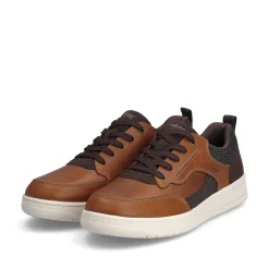 Rieker Men'S Low Sneaker Coffee Brown